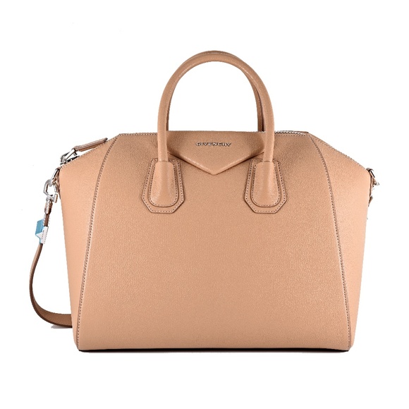 Givenchy Handbags - Givenchy Medium Antigona Light Beige Leather Bag